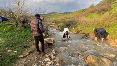 Şiddetli yağış köyleri susuz bıraktı