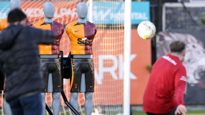 Kerem'in frikik golü meyveleri vermeye başladı. Galatasaray'ın Florya'da kullandığı teknoloji şaşırttı