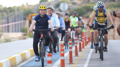 Kepez'de bisiklet yolu 30 kilometreye ulaştı