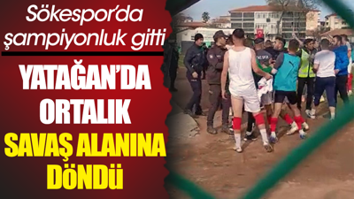 Sökespor'da şampiyonluk gitti. Yatağan'da ortalık savaş alanına döndü