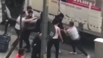 Fırın çalışanına kemerli saldırı