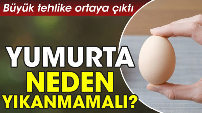 Yumurta neden yıkanmamalı? Büyük tehlike ortaya çıktı