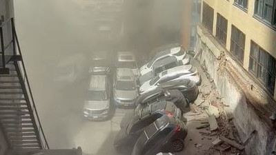 Otopark çöktü 1 kişi öldü