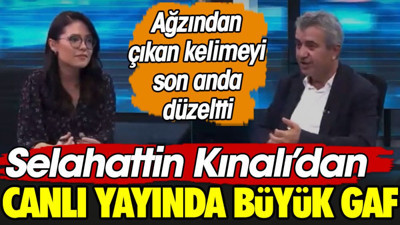 Futbol yorumcusu az daha ağzından kaçırıyordu. Lafı çevirdi ama kadın spiker anladı