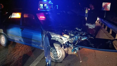 Karabük'te zincirleme kaza! 4 araç hurdaya çıktı