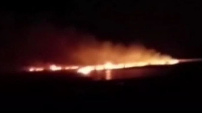 Kazlıgöl Sazlığı cayır cayır yandı