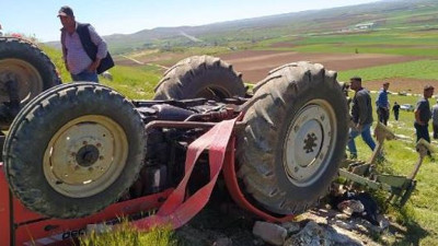 Çiftçiye ekmek teknesi öldürdü