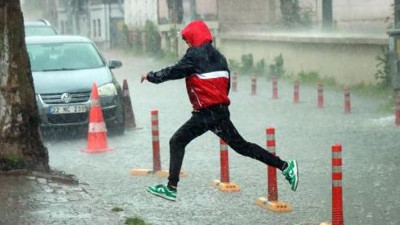 Edirne 30 dakikada göle döndü