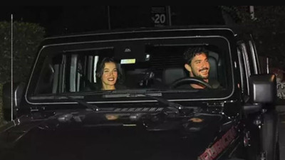 Kaan Yıldırım Pınar Deniz'i öve öve bitiremedi. Sevgilisinin film galasına katıldı