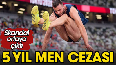 Atletizmde skandalı cezası belli oldu