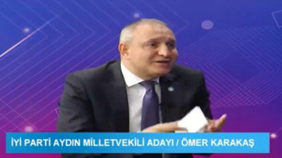 İYİ Parti adayı Ömer Karakaş canlı yayında vatandaşlara numarasını verdi