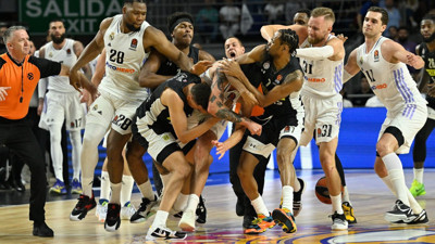 Euroleague'de yumruklar konuştu. Partizan farkı açtı