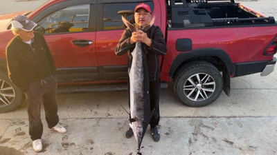 Gökçeada'da mızrakla vurdu. Gören gözlerine inanamadı