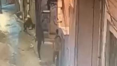 Burası dağbaşı değil Beyoğlu. Gençler dehşeti yaşadı