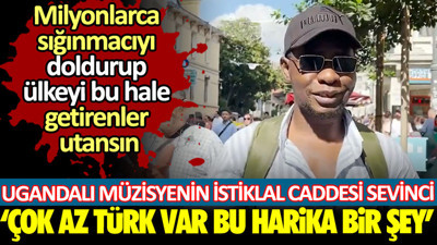 Ugandalı müzisyenin İstiklal Caddesi sevinci: Çok az Türk var bu harika bir şey