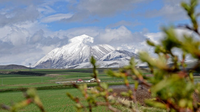 Kösedağ beyaza büründü