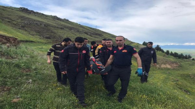 Batman’da manzara izlerken uçuruma yuvarlandı