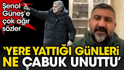 Şenol Güneş'e Ümit Özat'tan çok ağır sözler: Yere yattığı günleri ne çabuk unuttu