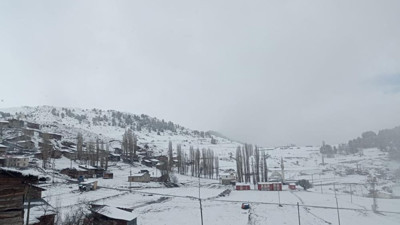 Mayıs ayında Artvin'de kar