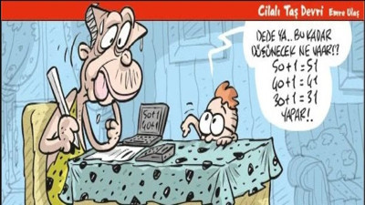 Cilalı Taş devri geri döndü. İlk karikatür Perşembe sabah 08:30’da