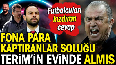Fona para kaptıran yıldız isimler Fatih Terim'in evini bastı