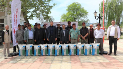 Edirne'de çiftçiye hibe kuru fasulye tohumu
