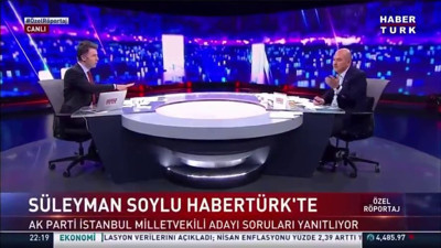 Sosyal medyada da gündem oldu. Soylu canlı yayında Mehmet Akif Ersoy'a 'Bitanem' dedi