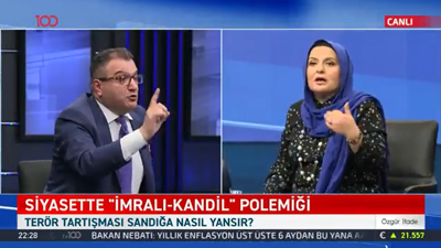 TV 100 canlı yayınında ortalık karıştı. Cem Küçük ve Nihal Bengisu Karaca arasında tansiyon yükseldi