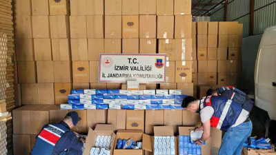 34 milyon bandrolsüz makaron ele geçirildi: 4 gözaltı