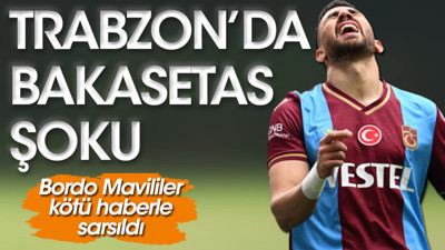 Trabzonspor'da Bakasetas şoku (04 Mayıs 2023)