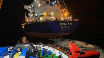 Çanakkale Boğazı’nda dökme yük gemisi makine arızası yaptı