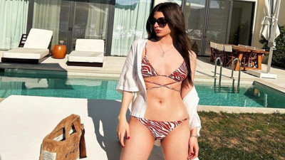 Sevgilisinden şiddet görmüştü! Derin Talu bikinili pozlarını paylaştı