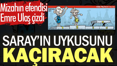 Saray'ın uykusunu kaçıracak. Mizahın efendisi Emre Ulaş çizdi