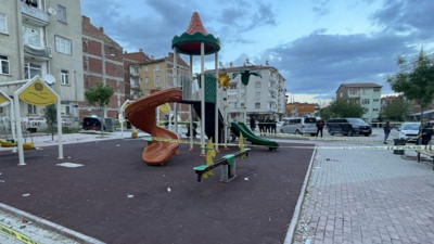 Çocuk parkında silahlı saldırı