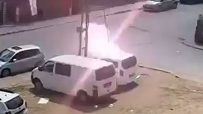 Elektrik kabloları bomba gibi patladı (08 Mayıs 2023)