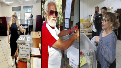 Ünlü isimler sandık başında