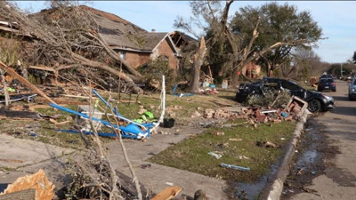 Teksas'ta hortum faciası! Ölü ve yaralılar var...