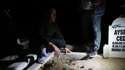 Mezarlıkta gördü polisi alarma geçirdi