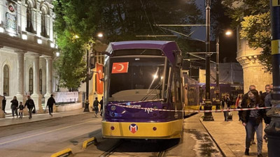 Kabataş-Bağcılar tramvayı raydan çıktı