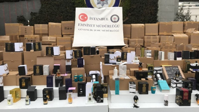 Sahte parfüm üretenlere şok operasyon