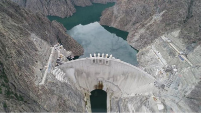 Yusufeli Barajı ve HES'te su yüksekliği 145 metreyi geçti