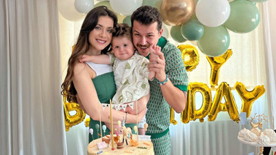Fulya Zenginer'in oğlu Milan 1 yaşında