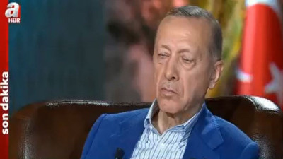 Erdoğan katıldığı A Haber canlı yayınında uyukladı