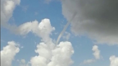 Sıra dışı doğa olayı. Görenler bir daha baktı