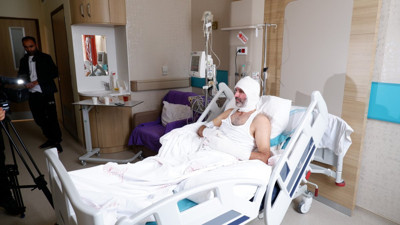 Tüp patlamasında yandı ve uyardı: Ben yandım siz yanmayın