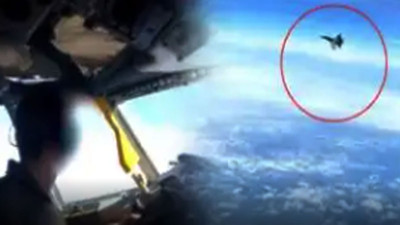 Çin savaş uçağı, ABD keşif uçağının önünü kesti
