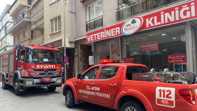 Ocakta unutulan yemek yangın çıkardı