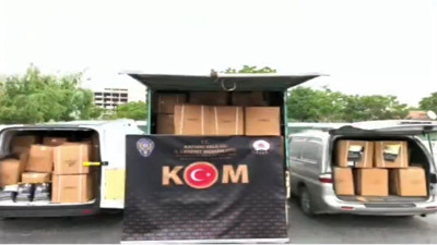 Kayseri'de 2 ton 760 kilo sahte bandrollü tütün ele geçirildi