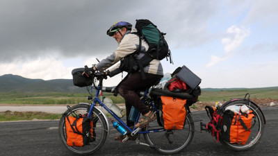 Almanya’dan Sivas’a pedal çevirdi