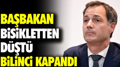 Başbakan bisikletten düştü bilinci kapandı